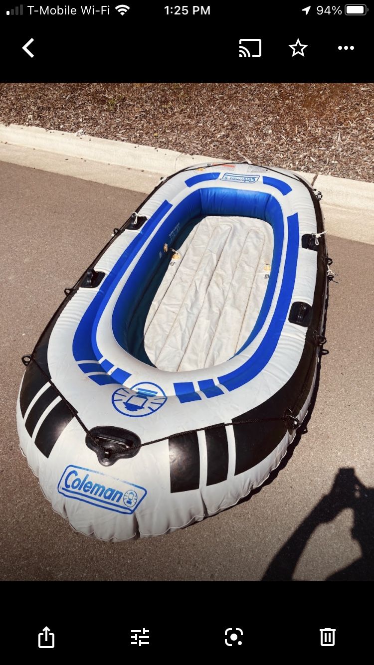 Coleman Inflatable Boat