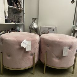 2 New Ottomans Super Comfortable And Elegant 