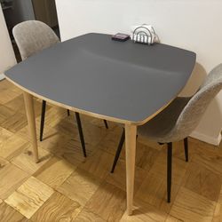 Gray Dining Table