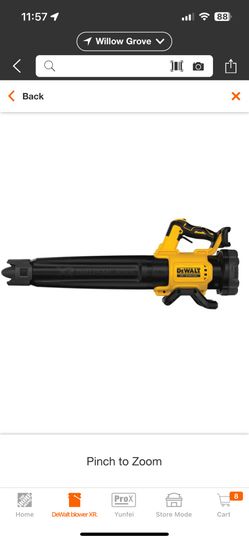 20V MAX 125 MPH 450 CFM Brushless Cordless Handheld Leaf Blower(tool only)