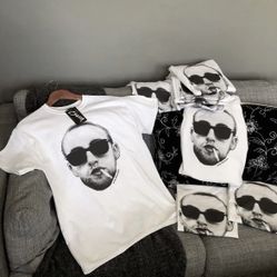 MAC MILLER CROPPED HEAD TSHIRT Of My Painting