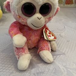 Ruby The Monkey From TY Beanie Boo Collection 