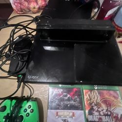 Xbox One  500 Gig W Games ,Wired Control And Kinect 