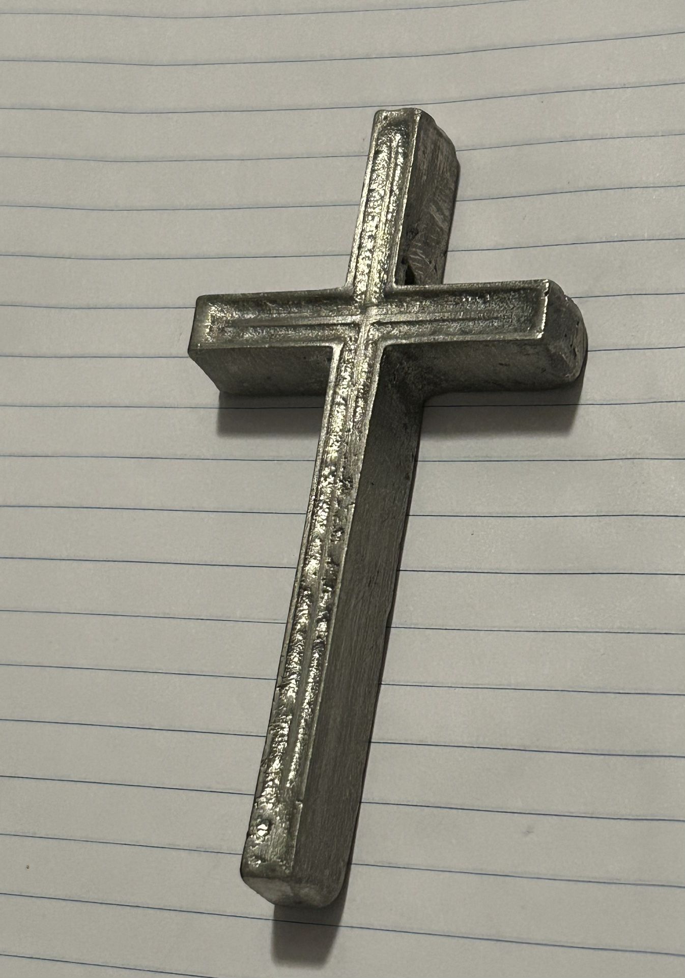 3.5" Pewter Cross