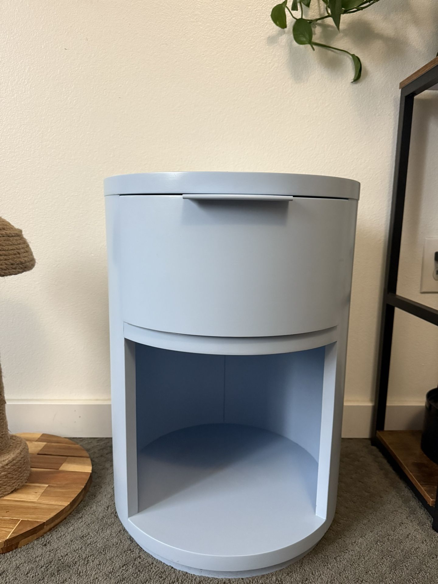 Kane Round Storage Nightstand 