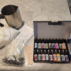 Candle Making Starter Kit – Soy & Gel Wax + Tools (Used Once)