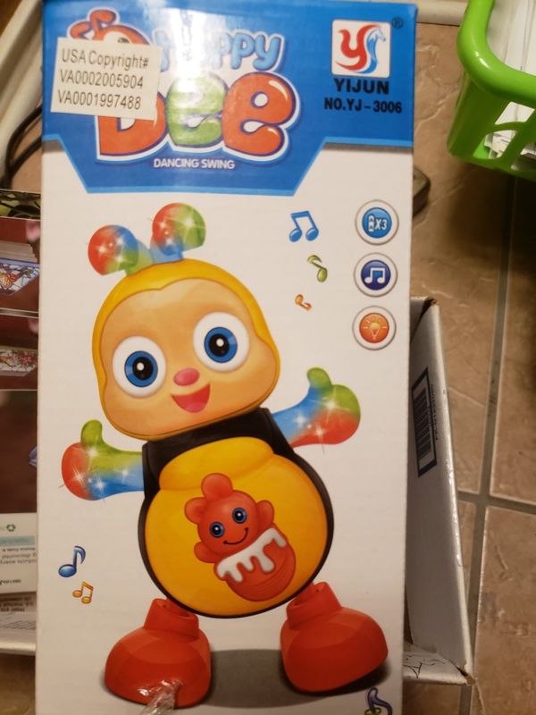 New in the box Happy Bee Dancing swing , waving and wink toys batteries
