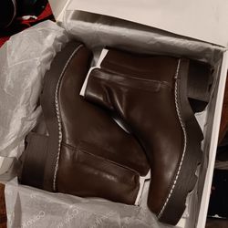 Leather Calvin Klein Boots