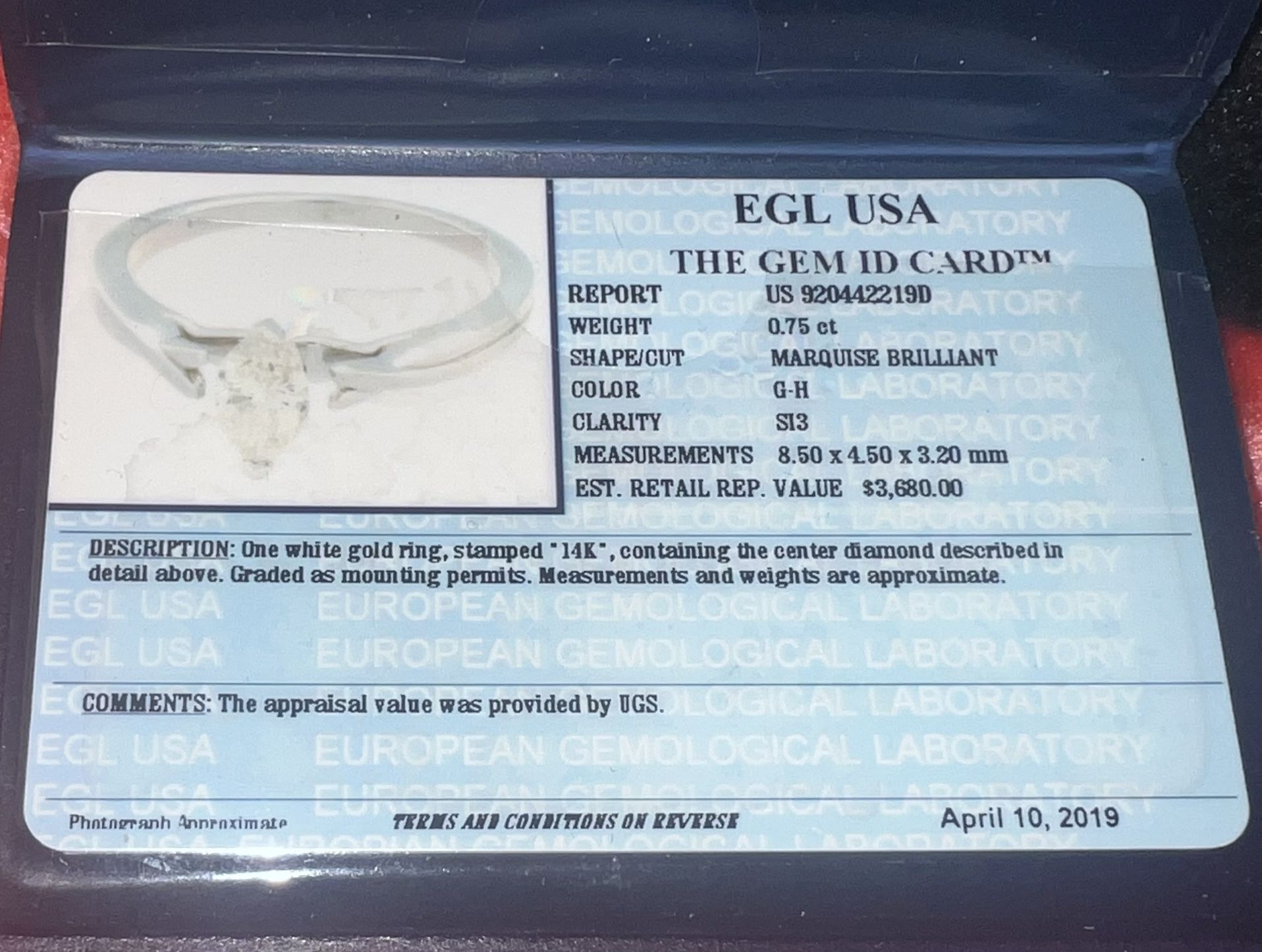 Engagement Ring, And Wedding Band