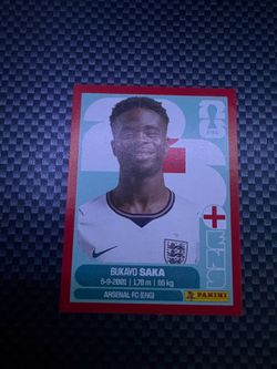 Red border Bukayo Saka
