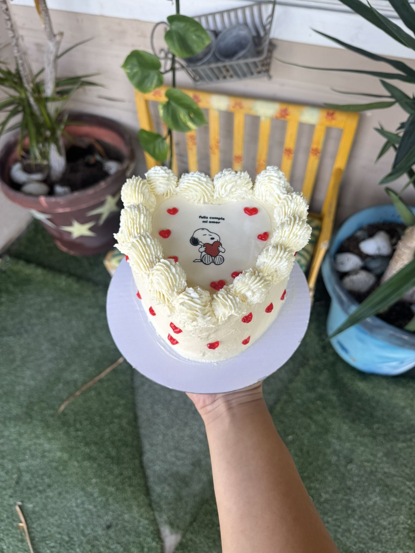 snoopy cake