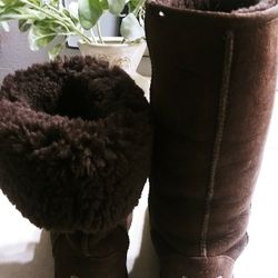 Ugg Boots Womens Size 5 Calf Height Chocolate Brown

