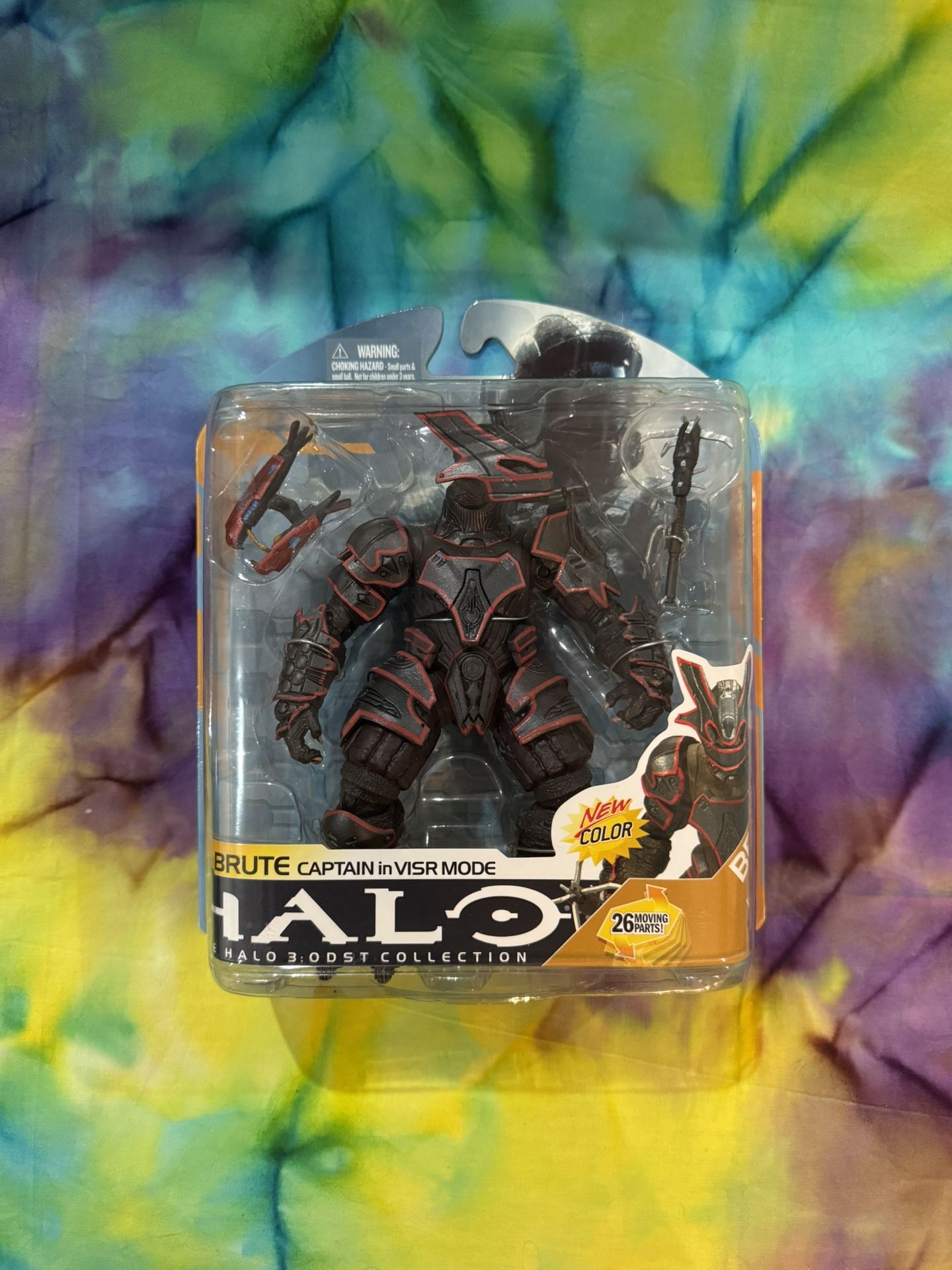 2010 McFarlane Halo 3 BRUTE Captain in VISR MODE Action Figure