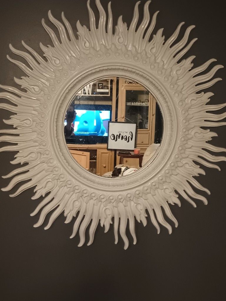 Very Vintage Sun Mirror Very Beautiful