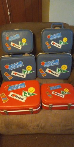 Vintage 70s Suitcase Set