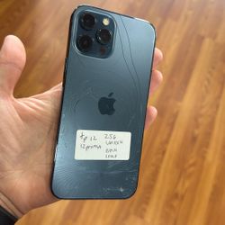 iPhone 12 Pro Max 256gb Unlock Back Crack 