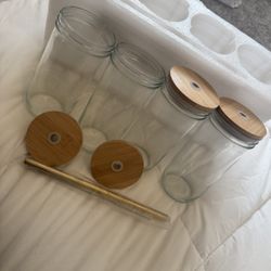 Smoothie Glasses/Jars 4 Pack