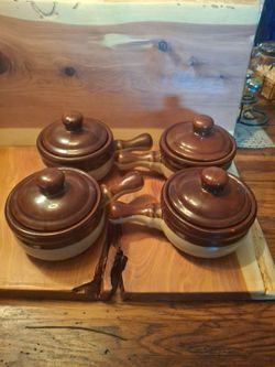 VINTAGE ONION SOUP CROCKPOT BOWLS