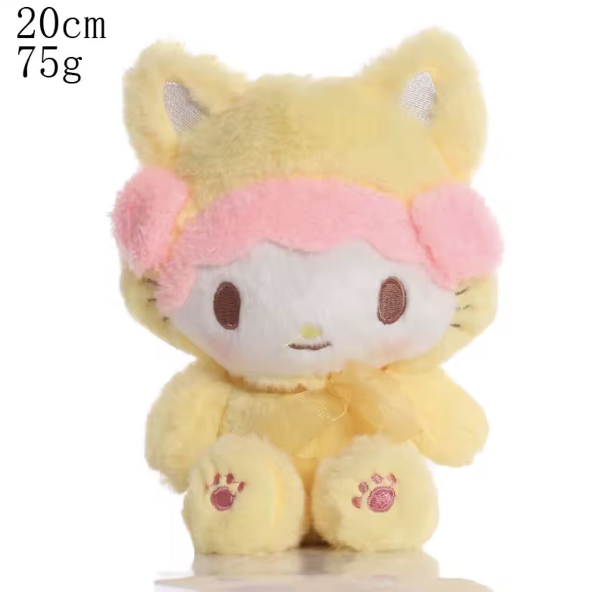 Hello Kitty Yellow Cat Plushie!