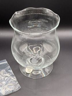 vintage Princess House crystal candle lamp 490 new in box USA