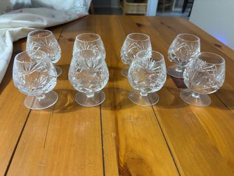Gorham Cherrywood Crystal 4oz cognac sifters