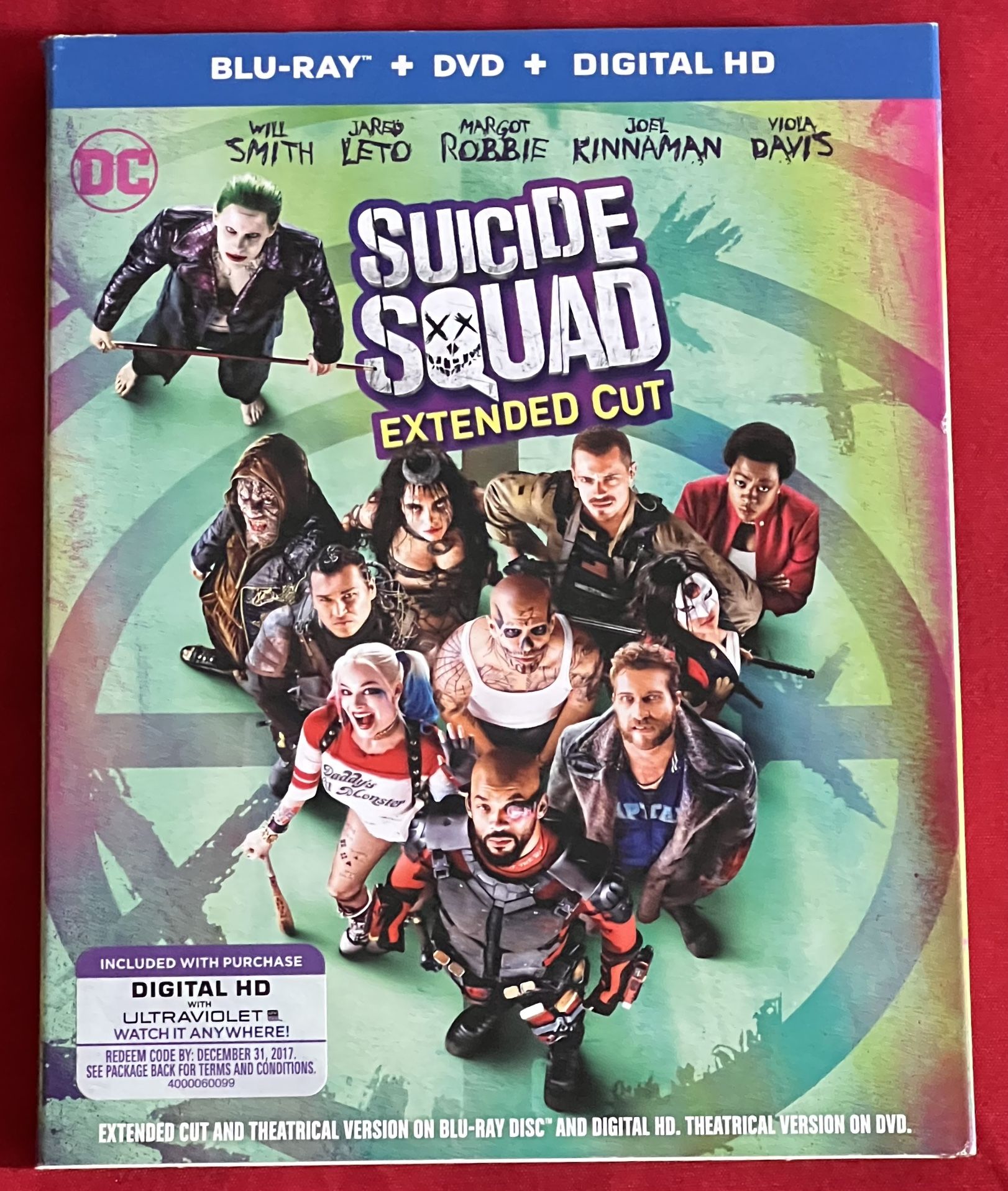 Suicide Squad Blu-ray Disc