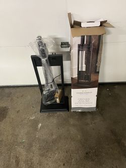New Out Of Box THRESHOLD Fireplace Tool Set