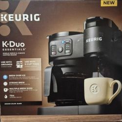 New KEURIG K-DUO E ESSENTIAL