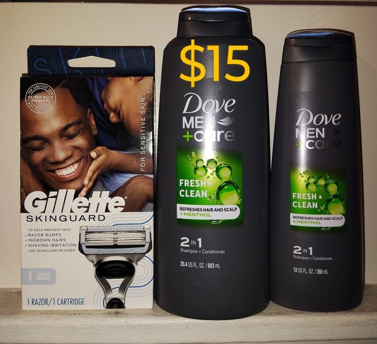 Razor Guillet, Dove Shampoo Pack