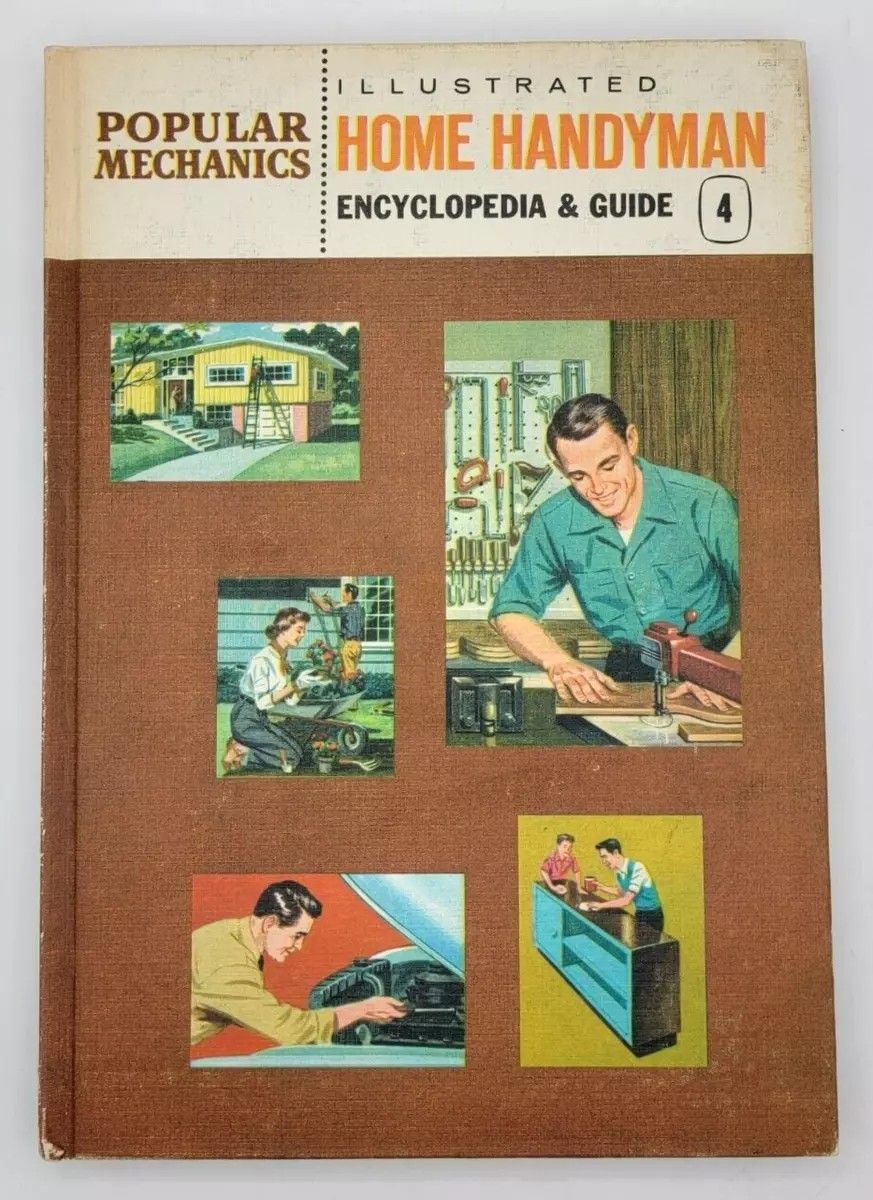 1961 Popular Mechanics Illustrated Home Handyman Encyclopedia & Guide Vol. 4