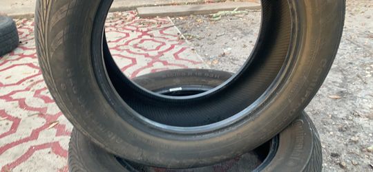 215/55R16 continental used pair