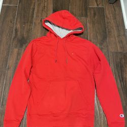 1 CHAMPION RED HOODIE FOR $20