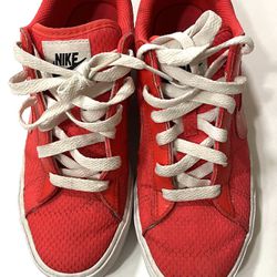 Nike Sweet Classic Woman Lace Up Sneakers Pink Red Size 7 