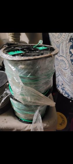 12g Green Stranded Copper 500' Roll