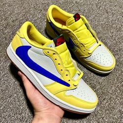 Travis Scott x Air Jordan 1 Retro Low SP 'Canary'