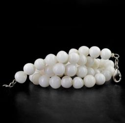 Real beads long necklace