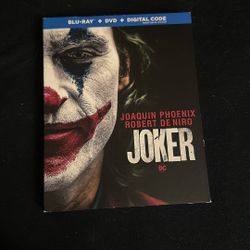 Joker Blu Ray Movie With Slipcover 