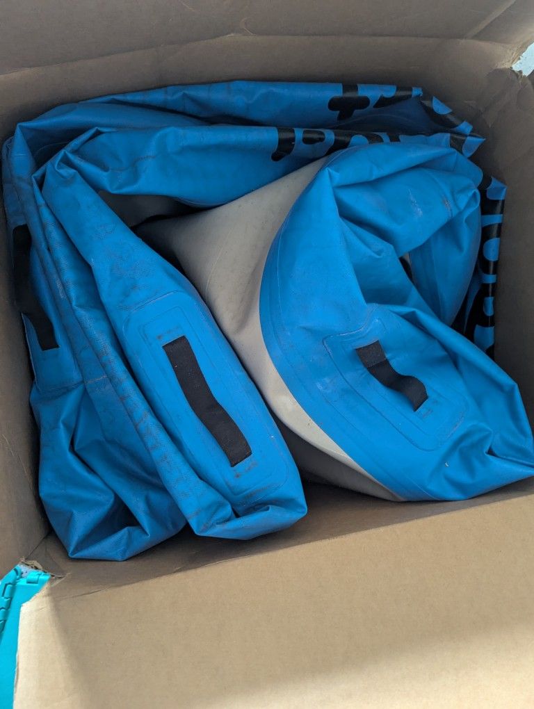 Inflatable Kids Gym Mat- 10-13 ft Long 3-4" Tall When Inflated