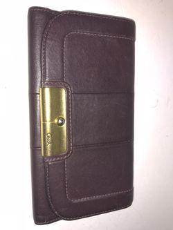Coach leather wallet