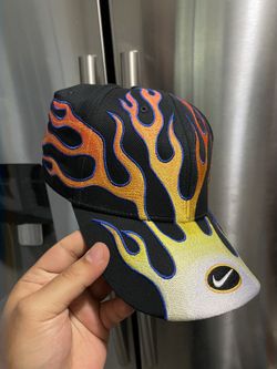 Nike Flames Hat Cap Black DS 