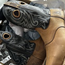 Cowboy Work Boots Steel Toe Size 11