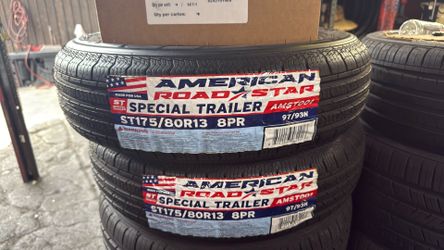 ST 175/80/13 trailer tires 🛞 $75 each tire