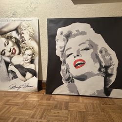 Marilyn Monroe Paper Picture And Canvas Picture 