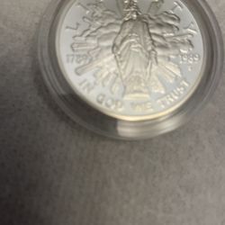 1989 Congress Bicentennial  $1 Silver Coin 