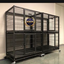 Dog Cage Kennel Size 37” Medium Set Of 4 New In Box 📦 