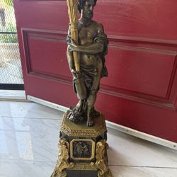19th-century French figural candelabras neoclassical style by Henri Picard