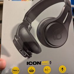 Skullcandy Icon® ANC XT Wireless on-Ear Headphones, True Black