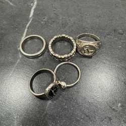 5 Artisan Rings 