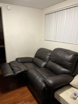 Recliner Leather Couch