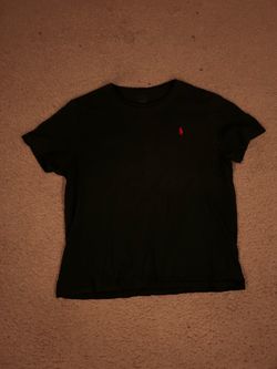 Black Plain Polo Shirt